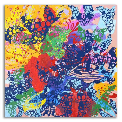 &Curly Cue& by Sofie Siegmann - Wrapped Canvas Painting Print Latitude Run Size: 24x22 H x 24x22 W x 1.5x22 D